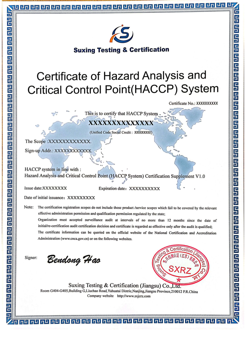 危害分析與關(guān)鍵控制點體系_英文版